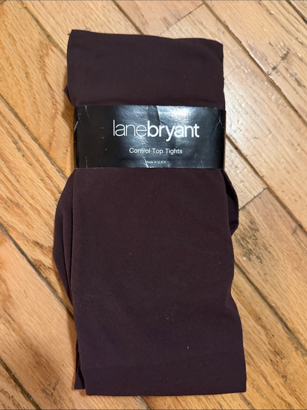 Lane Bryant Control Top Tights — Plum